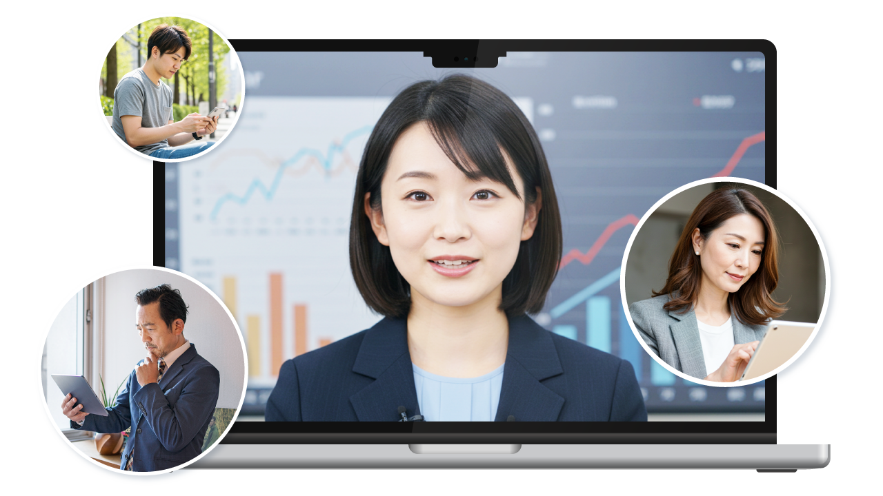 ネクプロのデモ画面